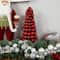 15.75" 3-Finish Shatterproof Ball Christmas Tree with Tinsel